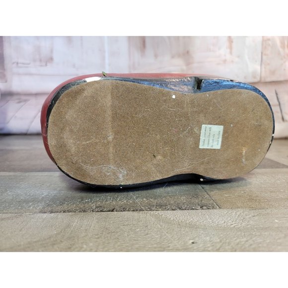 Wooden stocking boot pine cone present wreath xmas decor - Picture 8 of 8